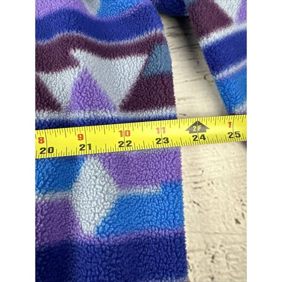 Patagonia Women's Sz XL Synchilla Snap T Guatemalan Tango Bear: Purple Fleece - Picture 5 of 10